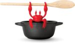 OTOTO Red The Crab Silicone Utensil Rest - Kitchen Gifts, Silicone Spoon Rest - Heat-Resistant Kitchen - Steam Releaser, Chopstick Rests & Holders - Image 2