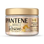 Pantene Miracle Rescue Hair Mask, Intensive Bond Repair with Melting Pro-V Pearls, Melts Away Damage, Builds Bonds, Strengthens Against Damage, Deep Conditioning for Dry Damaged Hair, 10.1 fl oz - Image 2