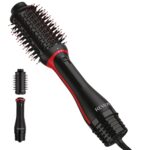 REVLON One Step Volumizer PLUS, Blow Dryer Brush for Fast Salon-Style Blowouts, Revlon Blow Dry Brush with Hair Dryer function, Plus Travel Friendly (Black) - Image 2