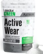 Rockin’ Green Active Wear Laundry Detergent - Unscented Laundry Detergent Powder & Odor Eliminator - Workout Clothes & Sportswear - Safe for Sensitive Skin - 90 Loads - Image 2