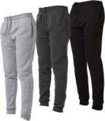 Ultra Performance 3 Pack Mens Joggers Mens Athletic Sweatpants with Pockets for Men, Small - 3X - Image 2