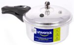 Universal (3.7 Quart / 3.5 Liter) Small Anti-Rust Ultra Pressure Cooker, Aluminum Pressure Cooker for 4 Servings, Even Heat Distribution, Diameter 9.4 inches, Height 7 inches - Image 2