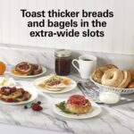 Hamilton Beach 2 Slice Toaster with Extra Wide Slots, Shade Selector, Auto-Shutoff, Cancel Button and Toast Boost, Red - Image 3