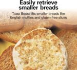 Hamilton Beach 2 Slice Toaster with Extra Wide Slots, Shade Selector, Auto-Shutoff, Cancel Button and Toast Boost, Red - Image 4