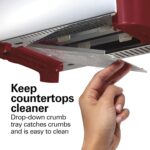 Hamilton Beach 2 Slice Toaster with Extra Wide Slots, Shade Selector, Auto-Shutoff, Cancel Button and Toast Boost, Red - Image 7