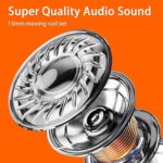 Wireless Earbuds, Bluetooth Headphones 30H Playtime Ear Buds with LED Power Display, IPX7 Waterproof Bluetooth 5.3 Earphones in-Ear Earbuds USB C Charging for Smart Phone - Image 6