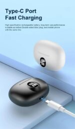 Wireless Earbuds, Bluetooth Headphones 30H Playtime Ear Buds with LED Power Display, IPX7 Waterproof Bluetooth 5.3 Earphones in-Ear Earbuds USB C Charging for Smart Phone - Image 7