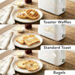 OVENTE Electric Toaster Machine with 6-Shade Browning Selector Setting, Compact Design and Removable Crumb Tray, 700W Power Perfect for Toasting Bread, Thin Bagels and Waffles - Image 6
