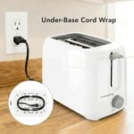 OVENTE Electric Toaster Machine with 6-Shade Browning Selector Setting, Compact Design and Removable Crumb Tray, 700W Power Perfect for Toasting Bread, Thin Bagels and Waffles - Image 7