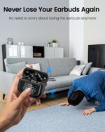 ZIUTY Wireless Earbuds Bluetooth Headphones, ANC/ENC Noise Cancelling, Ear Buds with Multifuntional Touch Screen, 40H Stereo Sound for Sports, IPX7 Clear Calls, 5 EQ for iOS Android (Jet Black) - Image 7