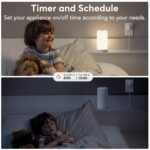 EIGHTREE Smart Plug, WiFi Outlet Works with Alexa & Google Home, Smart Home Socket with Remote Control & Timer Function, 2.4GHz WiFi Only, 4 Packs - Image 6