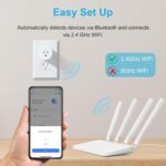EIGHTREE Smart Plug, WiFi Outlet Works with Alexa & Google Home, Smart Home Socket with Remote Control & Timer Function, 2.4GHz WiFi Only, 4 Packs - Image 7