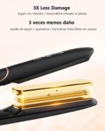 Terviiix Non-Snagging Ceramic Flat Iron Hair Straightener 1 inch, Plancha De Cabello,3X Less Damage Hair Straightener and Curler, 15s Fast Heating, 5 Adjustable Heats, Max 450°F - Image 3