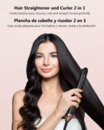 Terviiix Non-Snagging Ceramic Flat Iron Hair Straightener 1 inch, Plancha De Cabello,3X Less Damage Hair Straightener and Curler, 15s Fast Heating, 5 Adjustable Heats, Max 450°F - Image 7
