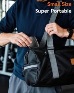 LEEMC Wireless Earbuds, Bluetooth Headphones 5.4, Ear Buds with Hooks for Sports, 80Hr Playtime Earphones, LED Display, IPX7 Waterproof Headset for Workout Running, Black - Image 9