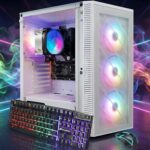 STGAubron RGB PC Computer Desktop, AMD Ryzen 7 5700G up to 4.6G, 16GB DDR4, 1TB SSD, WiFi 6 & BT 5.2, RGB Fan x4, RGB Keyboard & Mouse, Windows 11 Home - Image 6