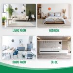 Wall Clock 12 In White-Silver Modern Simple Quartz Decorative Clock Non-Ticking Silent Battery Operated Round Wall Clocks Trendy and Practical Best Gift for Living Room Bedroom Kitchen Office - Image 8