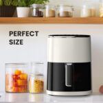 Sweetcrispy 6QT Air Fryer with Window, Square Airfryer Oven 12-in-1 for Family, 400°F Rapid Air Crispy Technology, Roast Bake Dehydrate, Nonstick & Easy-Clean Basket, White - Image 8