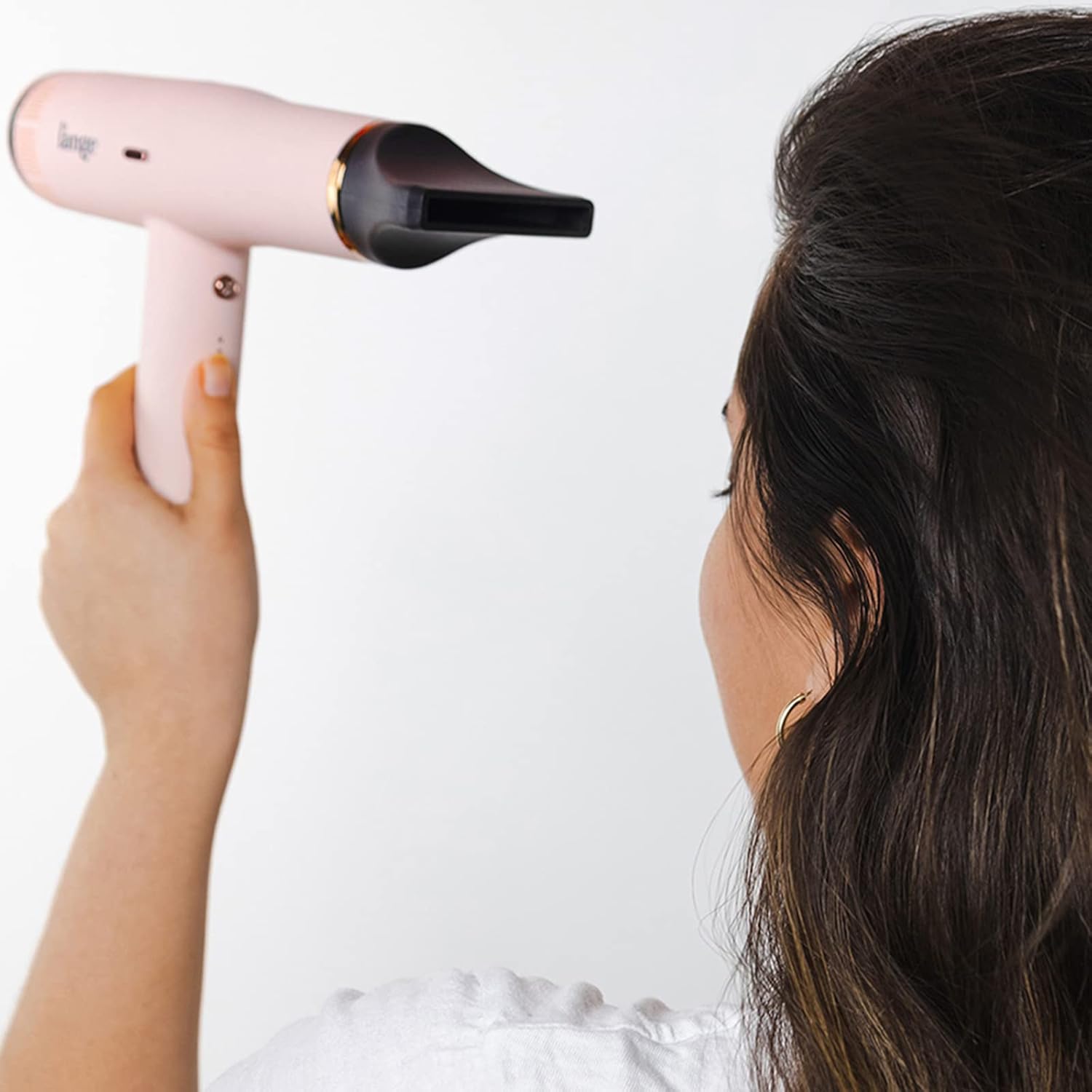 L'ANGE HAIR Le Styliste Hair Dryer | Quiet Brushless Blow Dryer with Diffuser | 1875 Watts for 4X Faster Drying | Hairdryer with 3 Heat & Speed Settings | Best Hair Dryers for Blowouts - Image 7