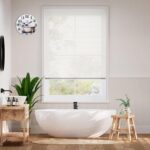 Bathroom Wall Clock Rustic Style Waterproof Glass Wall Clocks for Bathroom, Shower Wall Decor (8 Inch, Brown) - Image 5