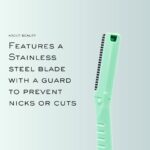 Face N Brow - 3 Beauty Groomers for Hair Removal, Ideal for Shaving, Exfoliating, Dermaplaning and Brow Shaping, Japanese Steel Gently Removes Facial Hair - Image 5