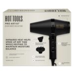 HOT Tools Pro Artist Black Gold Infrared Ionic™ Salon Dryer | Fast Drying, Styling and Smooth Results (Black) - Image 8