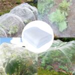Agfabric Garden Netting 10'x12' Insect Pest Barrier Bird Netting for Garden Protection,Row Cover Mesh Netting for Vegetables Fruit Trees and Plants,White - Image 8