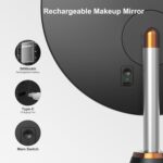 10.5" Professional Makeup Mirror with Lights, Rechargeable HD Vanity Mirror, CRI≥98 True-Sunlight, 3 Color Modes & Stepless Dimming, 5000mAh, Valentines Day Gifts for Her - Image 7