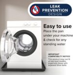 Camco Washing Machine Drain Pan - Features a Durable Plastic Construction, 1-inch/1.5-inch PVC Drain Fitting, and Measures 30-inches (L) x 32-inches (W) x 2 ½-inches (H) (OD) (20750) - Image 4