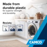Camco Washing Machine Drain Pan - Features a Durable Plastic Construction, 1-inch/1.5-inch PVC Drain Fitting, and Measures 30-inches (L) x 32-inches (W) x 2 ½-inches (H) (OD) (20750) - Image 6