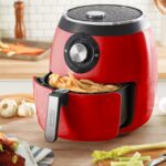 Dash Deluxe Air Fryer - Adjustable Temperature Control & Auto Shut-Off Feature - AirCrisp® Technology - Spacious Nonstick Basket - 1700 Watt - 6 Quarts - Red - Image 5
