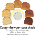 Hamilton Beach 4 Slice Toaster with Extra-Wide Slots, Bagel Setting, Toast Boost, Slide-Out Crumb Tray, Auto-Shutoff & Cancel Button, Stainless Steel (24798) - Image 10