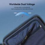 Terviiix Pencil Flat Iron for Edges & Short Hair, 3/10 Inch Small Hair Straightener for Men, Ceramic Mini Flat Iron for Pixie & Beard, 15s Fast Heat up, Dual Voltage, Auto Shut Off - Image 7