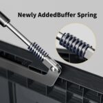 Outdoor Storage Box Waterproof, 270 Gallon Lockable Resin Deck Box Large, Patio Storage Bin for Pool Accessories Cushion Furniture, Garden Tools, UV-Resistant Outside Delivery Black - Image 4