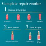 OGX Repair & Protect Bond Protein Repair Sealing Hair Serum, Formulated without Parabens, Frizz Treatment, 1.7 fl. oz - Image 8