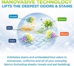 SWEAT X Original Activewear Laundry Detergent Liquid - Natural Washing Detergent for Activewear & Gym Clothes - Non Toxic Laundry Detergent for Sensitive Skin - Concentrated, 45 Loads (1 Bottle) - Image 4