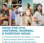 SWEAT X Original Activewear Laundry Detergent Liquid - Natural Washing Detergent for Activewear & Gym Clothes - Non Toxic Laundry Detergent for Sensitive Skin - Concentrated, 45 Loads (1 Bottle) - Image 5