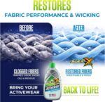 SWEAT X Original Activewear Laundry Detergent Liquid - Natural Washing Detergent for Activewear & Gym Clothes - Non Toxic Laundry Detergent for Sensitive Skin - Concentrated, 45 Loads (1 Bottle) - Image 6