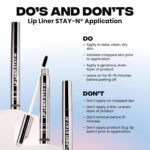Sacheu Lip Liner STAY-N Peel Off Lip Stain — Long Lasting Waterproof Lip Tint with Hyaluronic Acid & Vitamin E — Transfer Proof Matte Finish, Vegan & Cruelty-Free (nOOHde) - Image 10