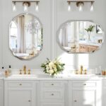 36x24 Inch Beveled Oval Bathroom Mirror, Frameless Copper-Free Silver Mirror, Modern Vanity Mirror, Decorative Wall Mirrors Over Sink for Restroom, Bedroom, Living Room, Bathroom, Entryway - Image 8