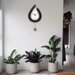 Large Wall Clock for Living Room Decor Big Pendulum Modern Wall Clock Silent Non Ticking Battery Operated 28.7 Inch Clock for Kitchen Bedroom Bathroom Office Indoor Home Decorative - Image 7