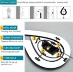 Large Wall Clock for Living Room Decor Big Pendulum Modern Wall Clock Silent Non Ticking Battery Operated 28.7 Inch Clock for Kitchen Bedroom Bathroom Office Indoor Home Decorative - Image 8