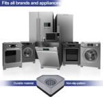 4Pcs Anti Vibration Pads for Washing Machine, Stops Washer Dryer Moving, Prevents Noise, Vibration Transfer, Antivibration Stabilizer Support Feet (Increase1.8in) - Image 10