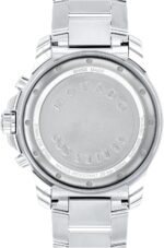 Movado Series 800 Men's Watch - Swiss Quartz Chronograph Movement, Stainless Steel Link Bracelet - 20 ATM Water Resistance - Luxury Fashion Timepiece for Him - 42mm - Image 4