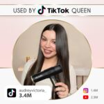 ELLA BELLA® Ionic Salon Hair Dryer with Diffuser • Negative Ion Blow Dryer • for All Hair Types • Intelligent Heat & Speed Control • Lightweight & Low-Noise Design • Rapid Drying & Precision Styling - Image 7