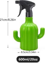 Plant Mister Spray Bottle，Spray Bottle for Indoor and Gardens, Continuous Water Mist Sprayer for Plants, Flowers, Cleaning (green 600ml/20oz) - Image 9