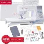 SINGER Quantum Stylist 9960 Computerized Sewing & Quilting Machine – Metal, Plastic, with Extension Table, Hard Case & Accessories, 600 Stitches, Lettering, LED Light, 1-Step Buttonhole - Image 3