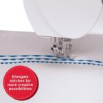 SINGER Quantum Stylist 9960 Computerized Sewing & Quilting Machine – Metal, Plastic, with Extension Table, Hard Case & Accessories, 600 Stitches, Lettering, LED Light, 1-Step Buttonhole - Image 8