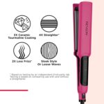 REVLON Smooth Brilliance Ceramic Extra Long Flat Iron, 1-1/2" inch - Image 6