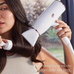 T3 AireLuxe Professional Ionic Hair Dryer and Brush Set, with 5 Heat and 3 Speed Settings, Ion Generator, Cool Shot, Includes Paddle Brush and 2.5" Round Brush - Image 10